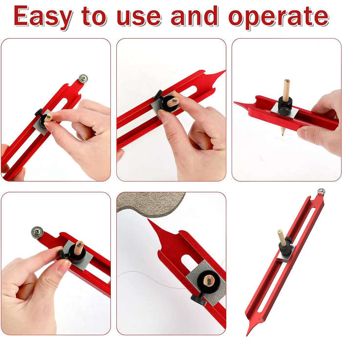 #A - Precise Profile Duplication Tool Contour Gauge Scribe Adjustable Lockable Design Versatile Appl