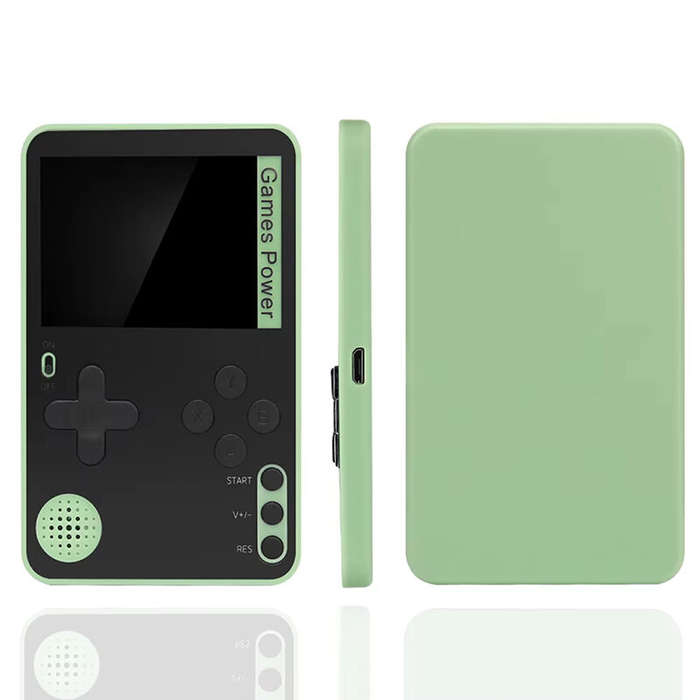 Green - K10 500-in-1 Classic Games Handheld Game Console 2.4-inch LCD Display Retro Video Mini Game