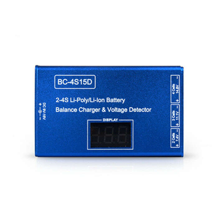 AU Plug - BC-4S15D 2-4S Lipo Battery Balance Charger With Voltage Display for RC FPV Quadcopter Fram