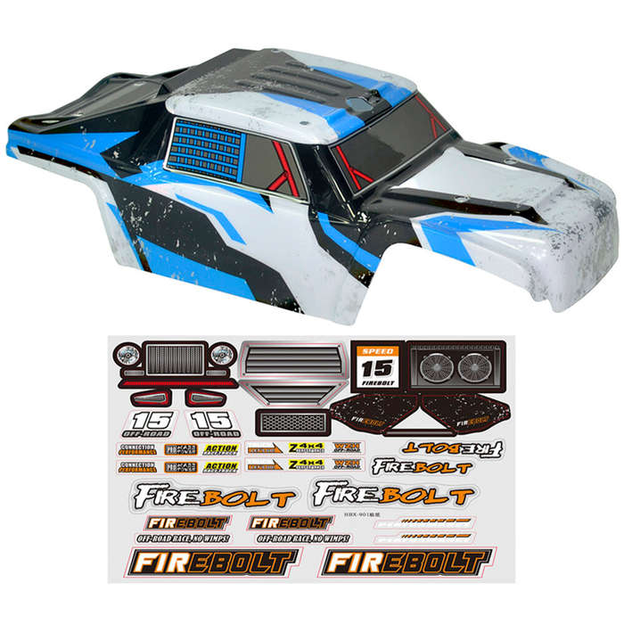 Sky Blue - HBX 901/901A 1/12 RC Car Spare Body Shell w/ Sticker Sheet Vehicles Model Parts Accessori