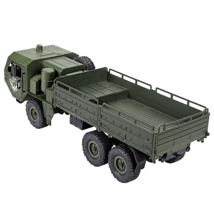 Green - JJRC Q75 1/16 2.4G 6WD RC Car Military Truck Electric Off-Road Vehicles RTR Model
