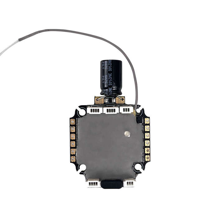 AIO - 25.5x25.5mm DarwinFPV F411 Flight Controller with 5V BEC 45A 3-6S ESC ELRS 2.4G Receiver AIO C