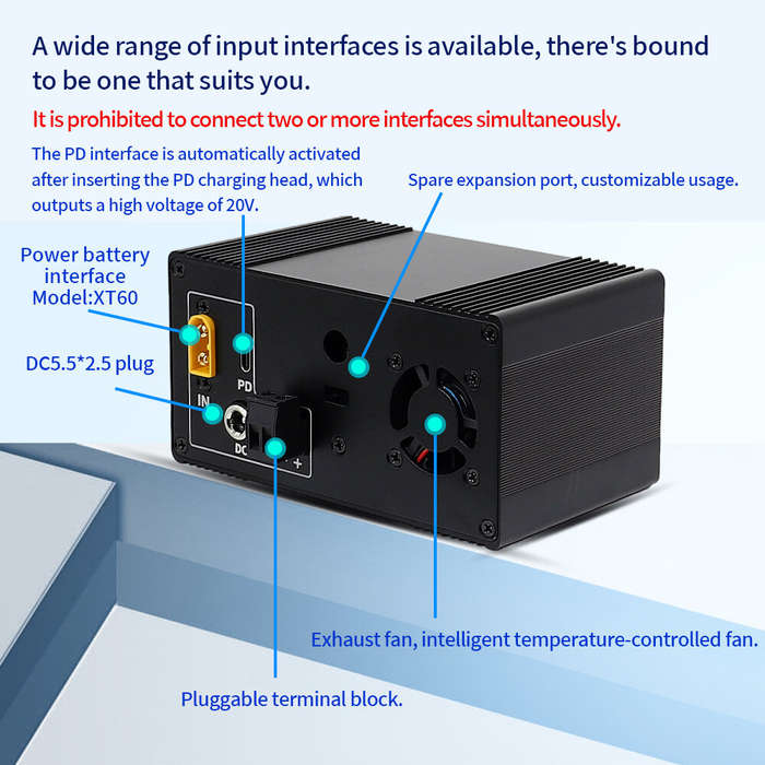With Case - Sinilink XY-6506S DC Buck-Boost Power Supply 65V 390W Power Converter for Solar Charging