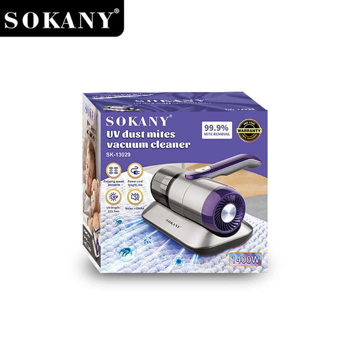 Purple - SOKANY Vacuum Cleaner for Home Bedroom Sofa Dust Mite Eliminator Germicidal Disinfection To