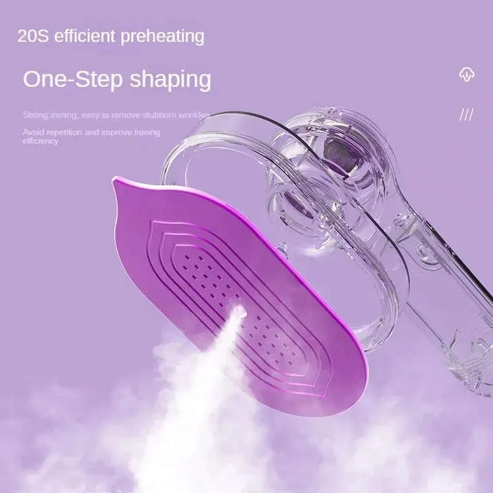 US Plug - Portable Handheld Clothes Steamer Hanging Ironing Machine Mini Electric Iron Home Travel W