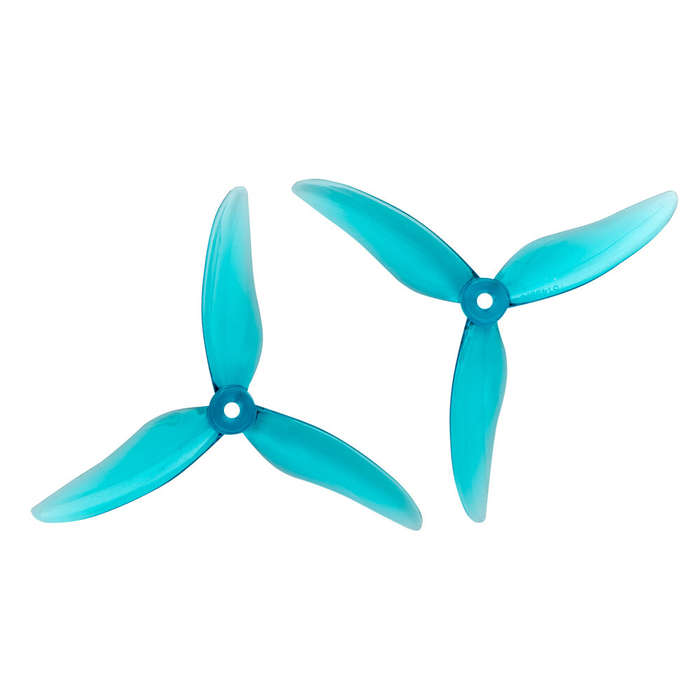 Clear Purple - 2 Pairs Gemfan Hurricane 51499 3-blade 5mm/POPO Propeller CW CCW for RC Drone FPV Rac