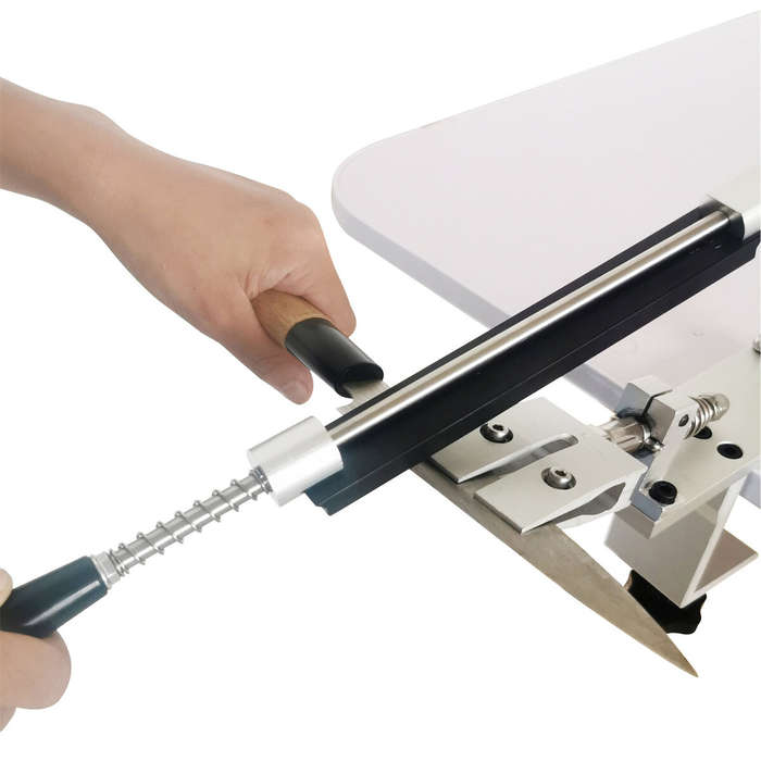 #A - Upgraded K10 Professional Knife Sharpener System with 4 Whetstones 360 Rotation Flip Design Fix
