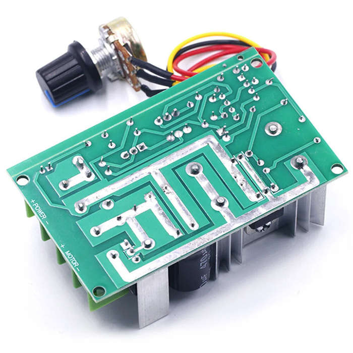 DC10-60V - PWM Motor Speed Controller DC 10-60V 20A 1200W 25kHz DC Motor Regulator Module with Heat