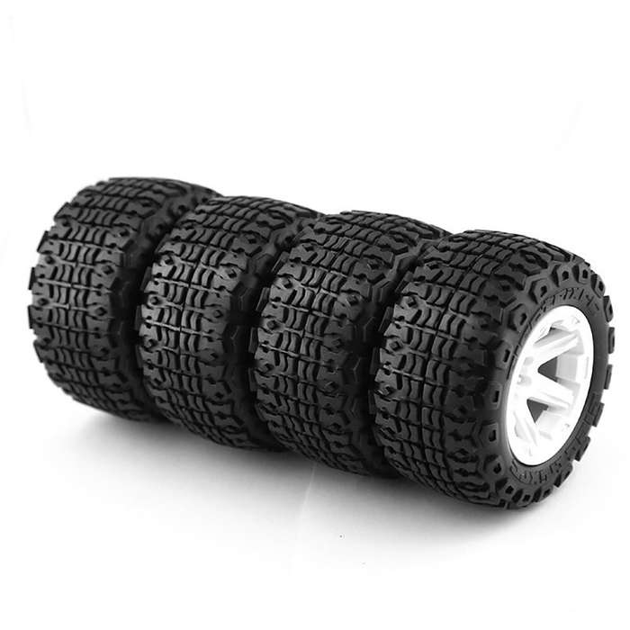 White A - 4pcs Remote Control Car Tire Connector 12mm Suitable For MJX HBX wltoys 1/12 1/14 1/16 RC