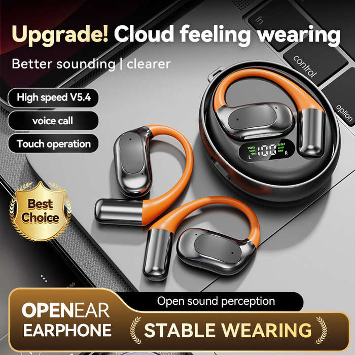 White - M113 Smart Translation Earbuds Wireless bluetooth 5.4 Earphone HiFi Stereo Bass Panoramic So