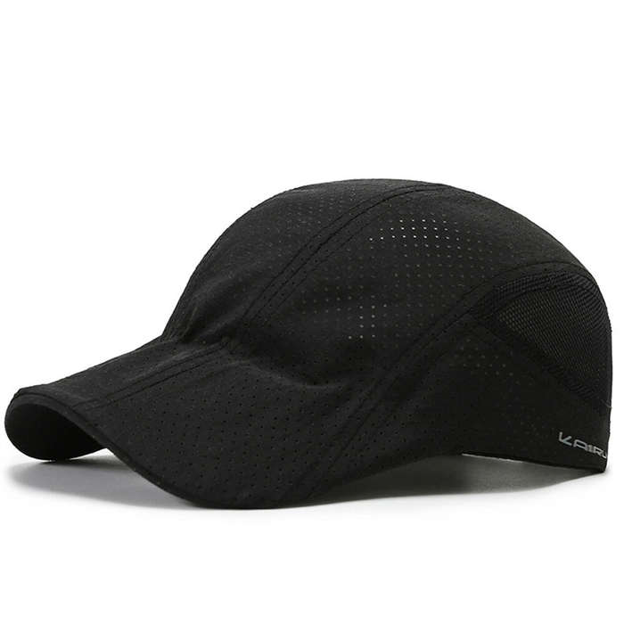 Navy Blue - Quick-drying Sun Protection Mesh Breathable Baseball Caps Lightweight Adjustable Outdoor