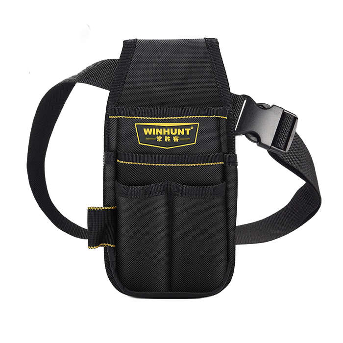Black - Tool bag Electrician Bag Waist Bag Thickened Canvas Oxford Cloth Hardware Tools Small Profes
