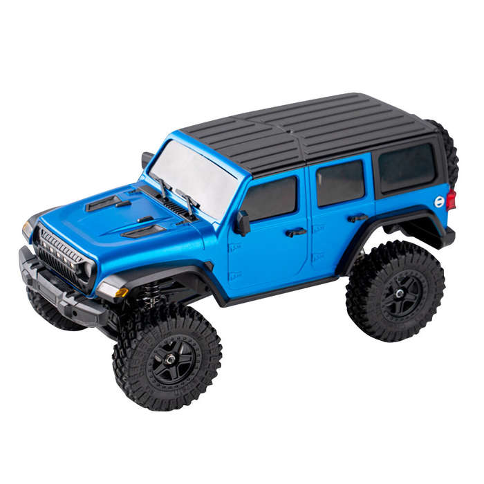 Blue - JJRC C8801 RTR 1/18 2.4G 4WD RC Car Rock Crawler Off-Road Climbing Truck Full Proportional LE