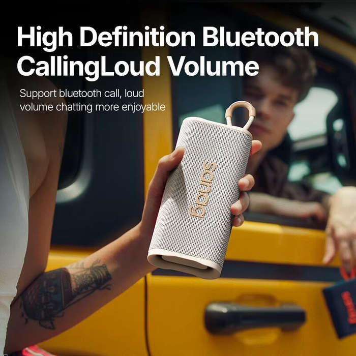 Black - Sanag M15 bluetooth Speaker Portable Speaker Dual 45mm Drivers Rectangular Acoustic Engine E