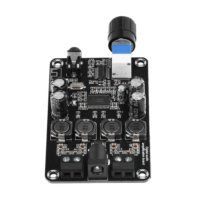 Black - XH-A415 Digital BT Amplifier Board Dual Channel Stereo Output 50W+50W High Efficiency Class-