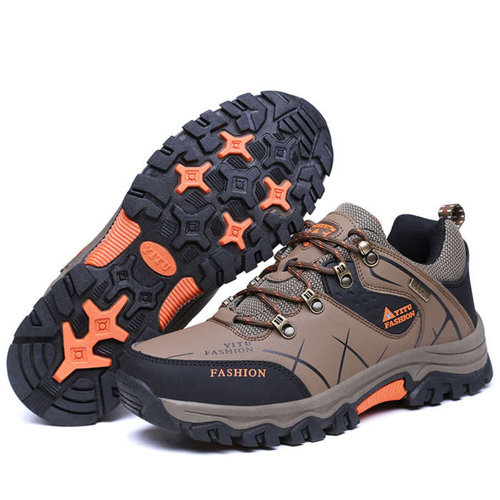 45 - Mountaineering Men's Shoes Low Top Snow Boots Outdoor Adventure Camping Leisure Hiking Shoes