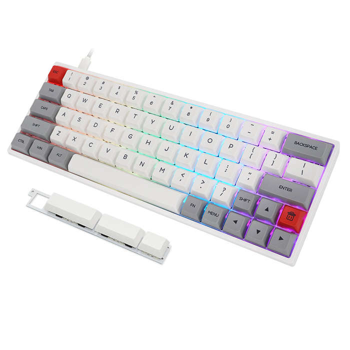 SKYLOONG GK64X GK64XS Keyboard Kit RGB Hot Swappable 60% Programmable bluetooth Wired Case Customize
