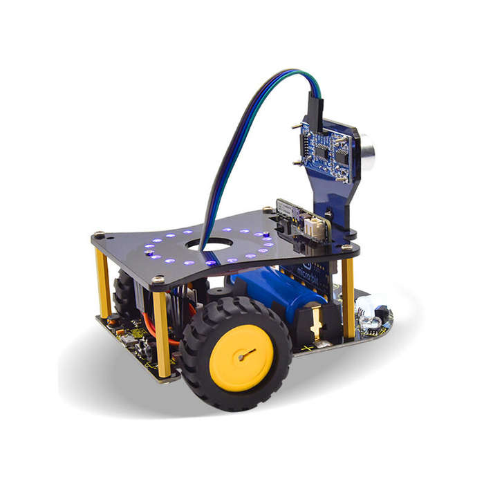 Micro:bit Smart Car Kit for Python Graphic Programming STEAM Educational Robot with/without Main Boa