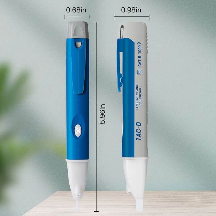 Yellow - ANENG 1AC-D Non-contact Voltage Test Pen Electric Indicator 90-1000V Voltmeter Probe Power