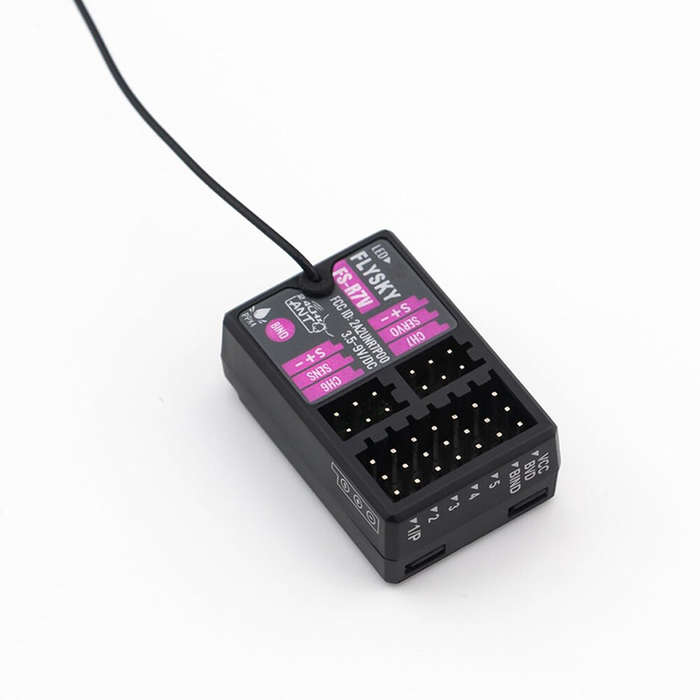 1pc - Flysky FS-R7V 2.4G 7CH ANT Protocol PWM/PPM/i-BUS/S.BUS RC Receiver External Single Antenna Bu