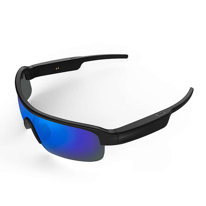 Grey - FEEBEAU X3 Wireless bluetooth 5.0 Glasses Earphone Surround Stereo Sound 140mAh TAC Polarized