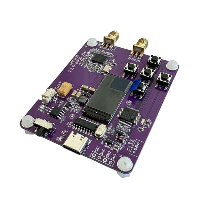 #1 - 6GHz RF Signal Generator 23.5MHz-6000MHz with OLED Display Adjustable Output Power
