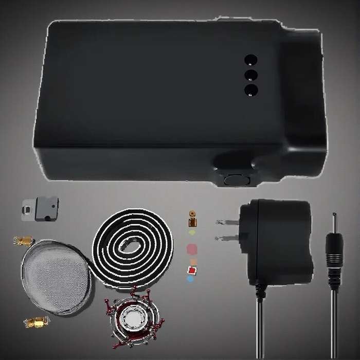EU Plug - EMP Frequency Device 150MHz DC 36V Rechargeable Battery High Power Built-In Antenna for El