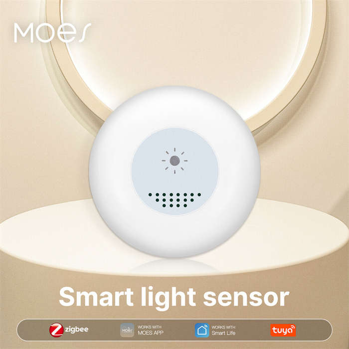 White - Smart Light Sensor Illuminance Brightness Test Home Lighting Automation Smart Home Tester AP
