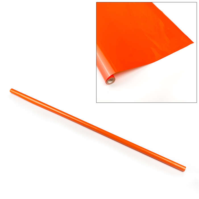 Orange - Dancing Wings Hobby Heat Shrinkable Skin Covering Film 2m Length 0.64m Width For Blasa Wood