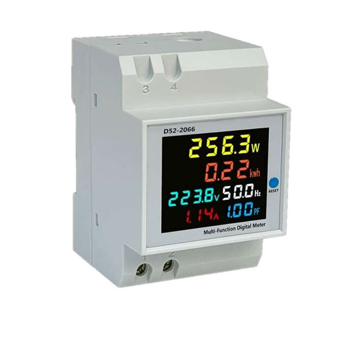 AC40V~450V 100A Digital Single Phase Energy Meter Tester Electricity Usage Monitor Power Voltmeter A