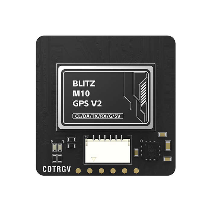GPS Module - 25*25*11mm iFlight BLITZ M10 GPS V2 Module 25x25mm Ceramic Antenna QMC5883L Compass for