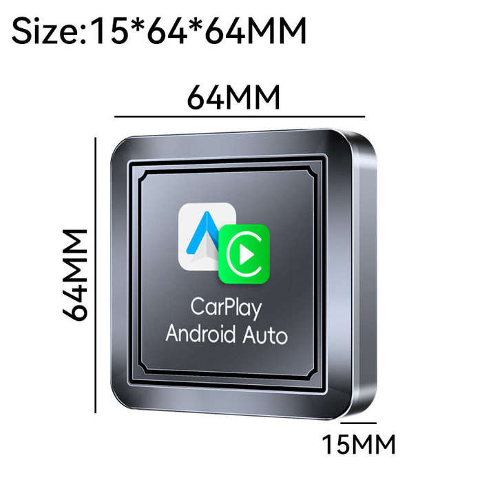 Silver - 2 In 1 Wireless Carplay Adapter Convert Wireless Carplay Box Carplay Adapter Original Car W