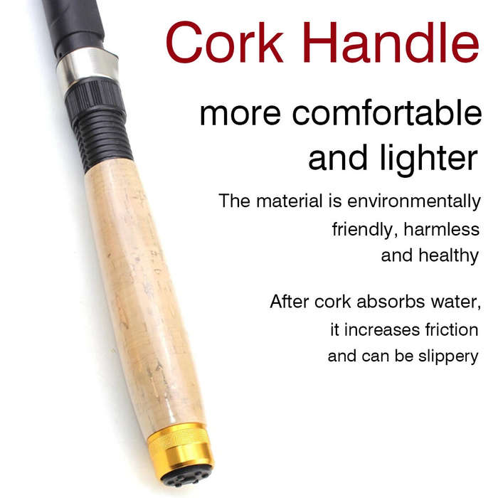 2.4M - Multifunction 2.4-2.7M Portable Telescopic Fishing Rod Spinning Fishing Rod with DC3000 Fishi