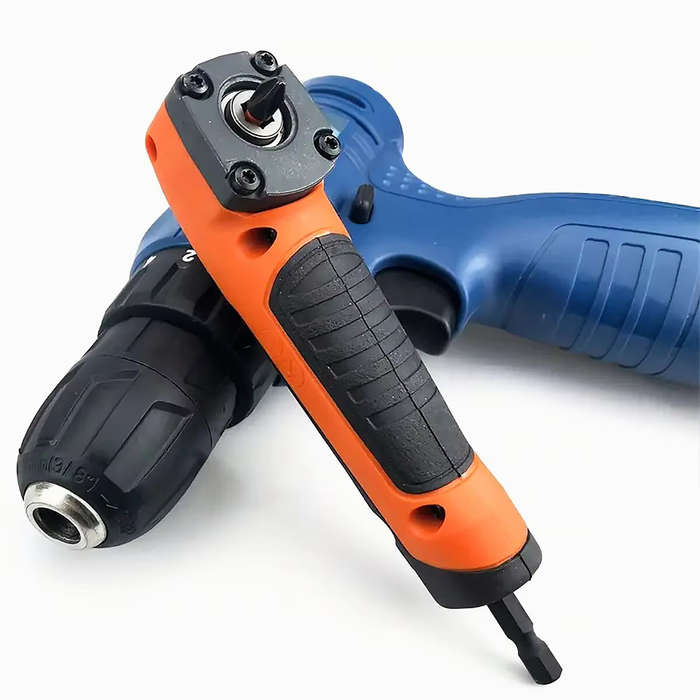 Blue - Multifunctional Electric Corner Screwdriver 90 Degree Right Angle High Torque Adjustable Magn