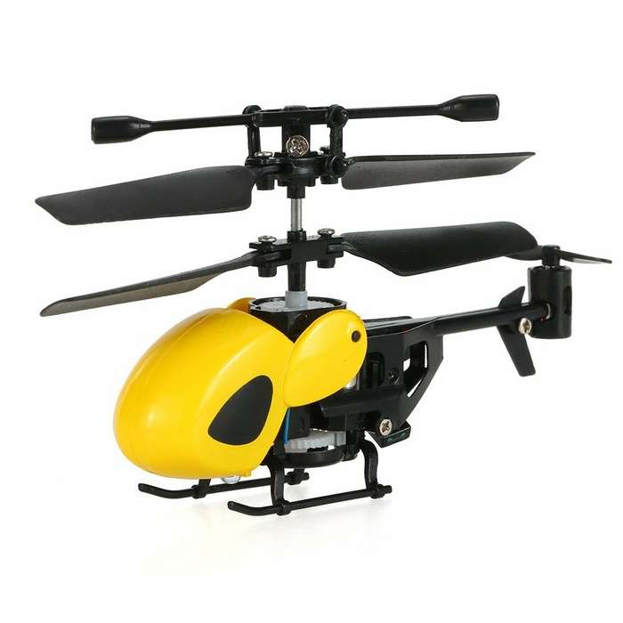 Blue - QS5010 3.5CH Mini Infrared RC Helicopter RTF with Gyro