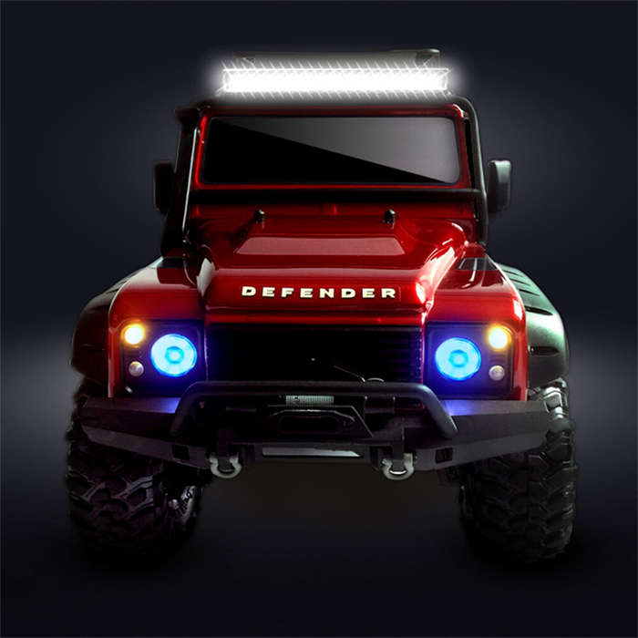 Yellow - Upgraded LED Light Group Set Waterproof for Land Rover TRX4 1/10 RC Cars Vehicles Models Sp