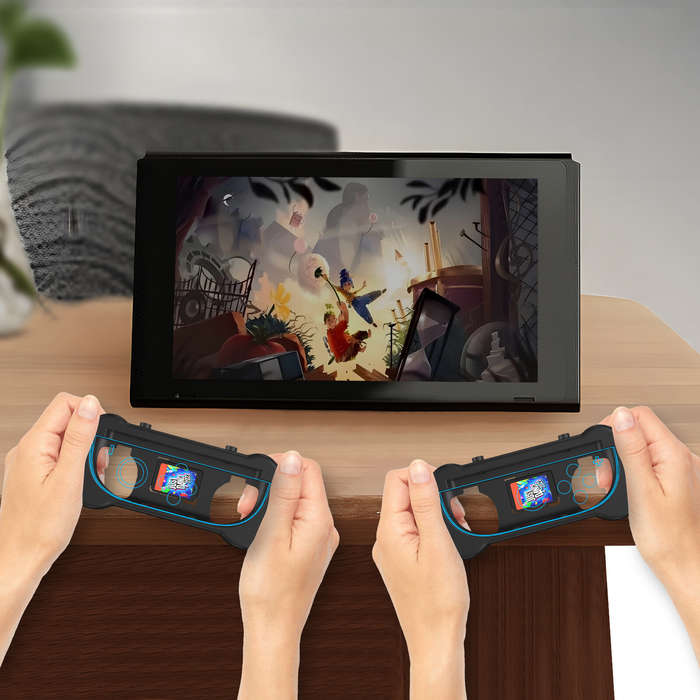Black - JYS JYS-NS2263 Switch2 Game Controller Grip Switch2 Left and Right Small Handle Grip with Ha