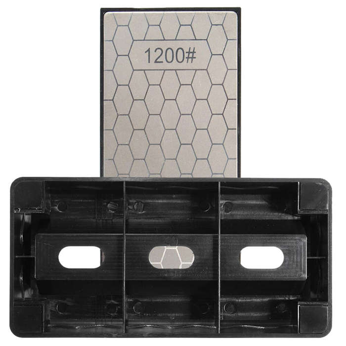 #A - Double-Side Base Diamond Sharpening Stone Whetstone Grinding 400/600/1000/1200 Grit Sharpener