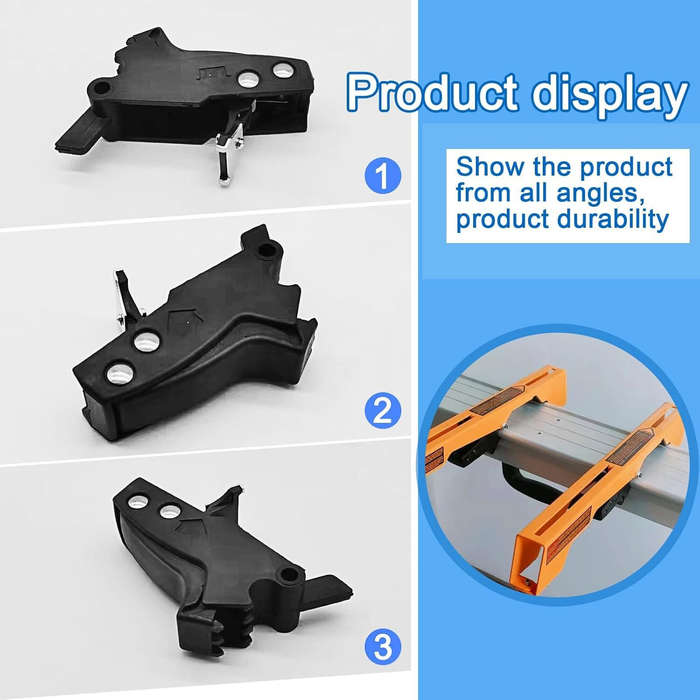 2 PCS - 2 PCS Clips For Miter Saw Mounting Brackets Compatible with Dewalt's DW7231 DE7023 DE7033 DE