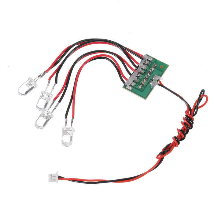 Front - Wltoys 0758 Front LED Light for 12428 12428-A 12428-B 12428-C 1/12 RC Car Spare Parts
