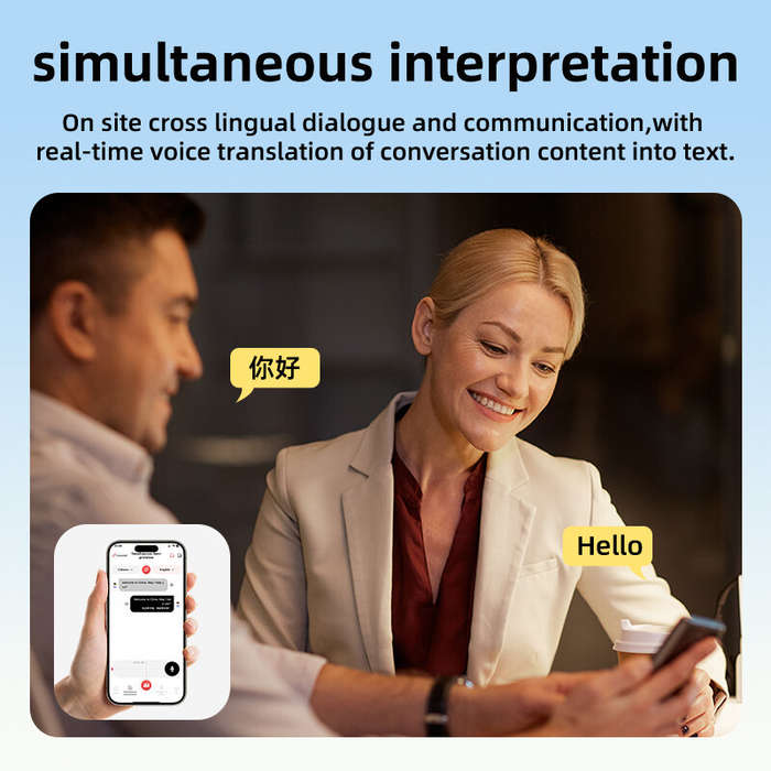 Black - K5 AI Smart Translation Earphones bluetooth 5.4 Earbuds 16.2mm Large Drivers HiFi Bass Sound