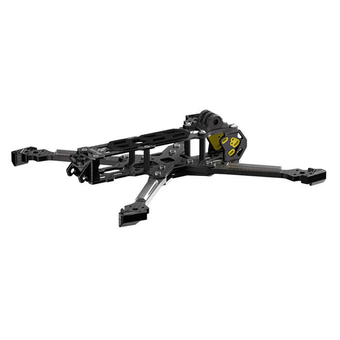 Black - FlyfishRC FIFTY5 255mm Wheelbase 5.5 Inch T700 Carbon Fiber Frame Kit Support DJI O4 Air Uni