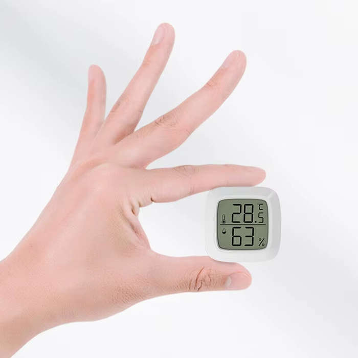White - Mini LCD Digital Thermometer Hygrometer Indoor Room Temperature And Humidity Meter Sensor Me