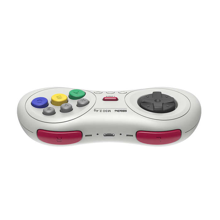 8BitDo M30 2.4G Wireless Game Controller 6-key Turbo Function Mini Gamepad for SEGA Genesis Mini and