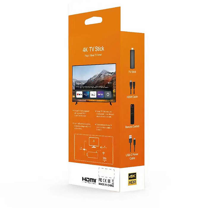 Black - D6 Android 10 TV Stick Allwinner H313 4K 1080P WiFi 6 2.4/5.8G Smart TV Sticks for Google Yo