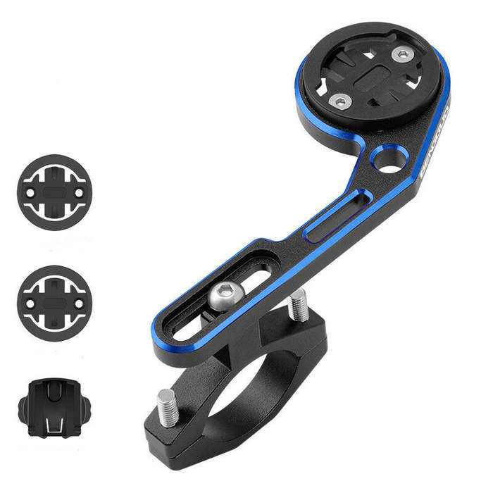 Blue - Bicycle Computer Mount Bracket Road MTB Bike Holder Handlebar for Coospo BC200 Bryton Edge Ca