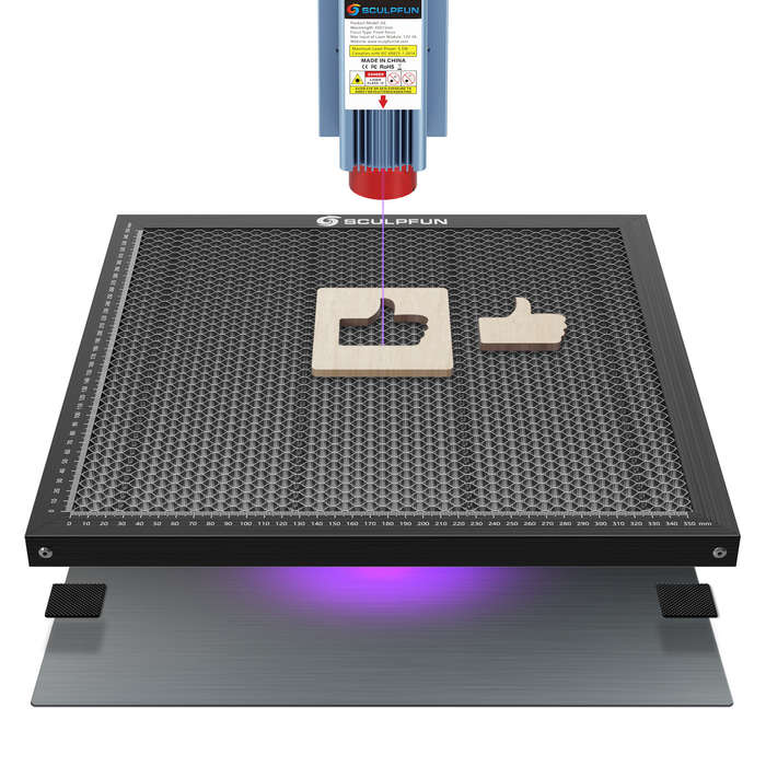 SCULPFUN 400x400mm Laser Cutting Honeycomb Working Table Board Platform for CO2 or diode Laser Engra
