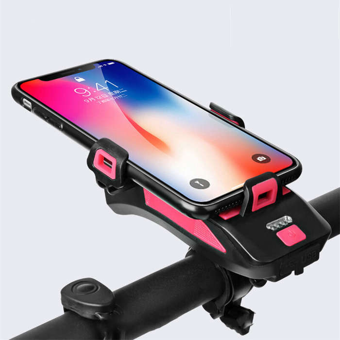 Blue - 4in1 4000mAh Bicycle Lights USB LED Rechargeable MTB Road Bike Waterproof Cycling Front Headl