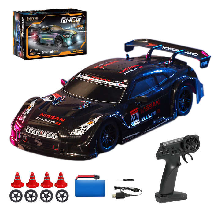 Red - ENOZE 8100 8101 1/16 2.4G 4WD GTR/BRZ Full Proportional Drift RC Car RTR 30KM/H High-Speed Veh