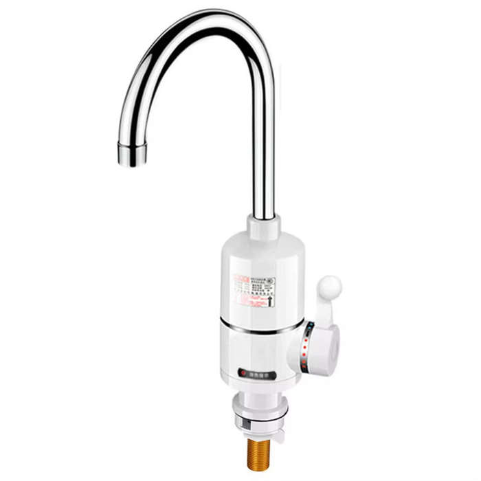 EU - 3000W Fast Electric Water Heater Tap IPX4 Waterproof Instant Heating Multi-layer Coated EU Plug